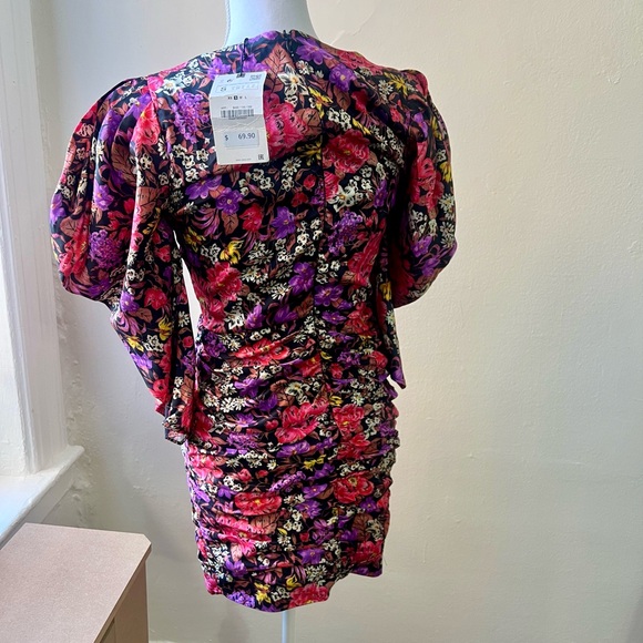Zara multi colored floral dress - Picture 3 of 5